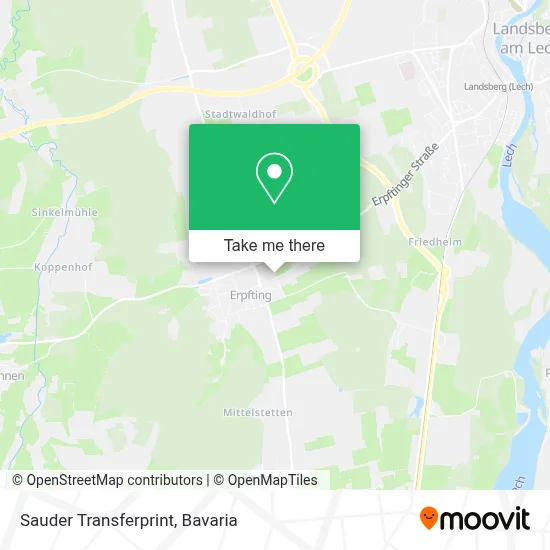 Sauder Transferprint map