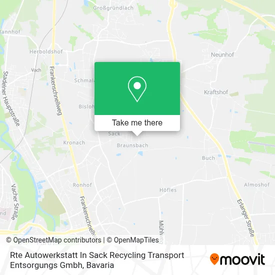 Rte Autowerkstatt In Sack Recycling Transport Entsorgungs Gmbh map