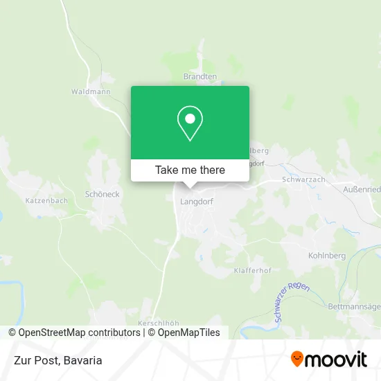 Zur Post map