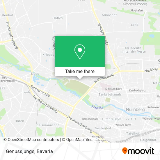 Genussjunge map