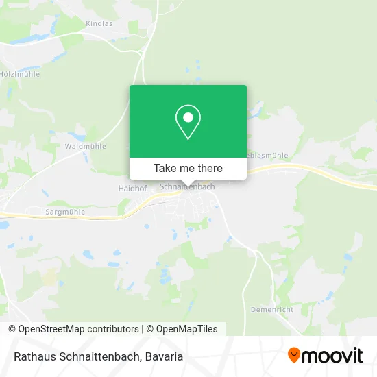 Rathaus Schnaittenbach map