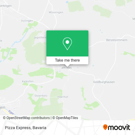 Pizza Express map