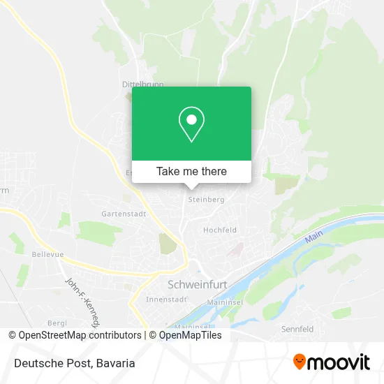 Deutsche Post map