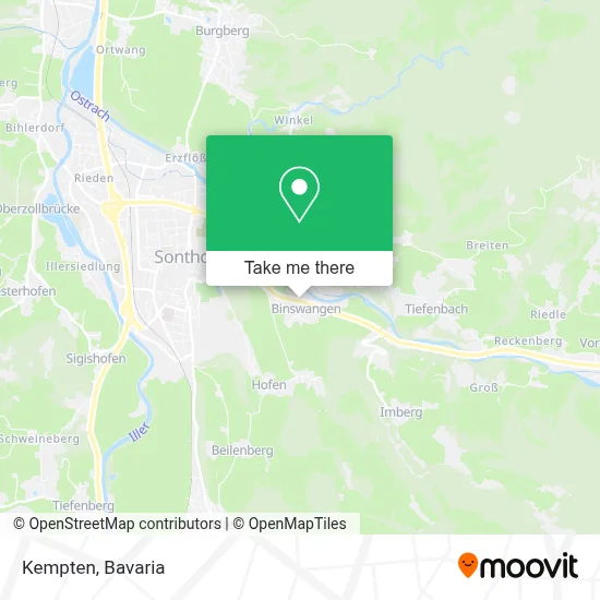 Kempten map