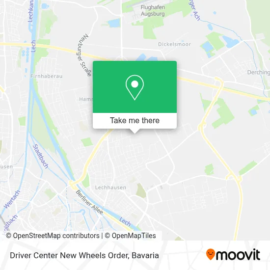 Driver Center New Wheels Order map