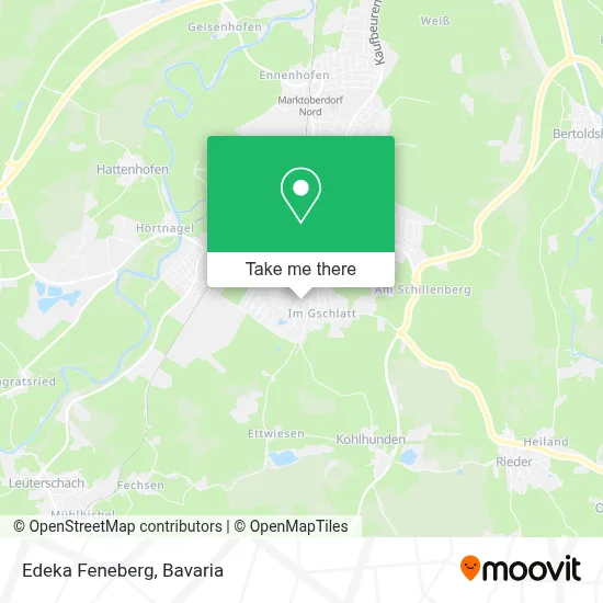 Edeka Feneberg map