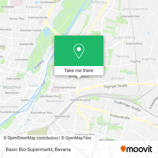 Basic Bio-Supermarkt map