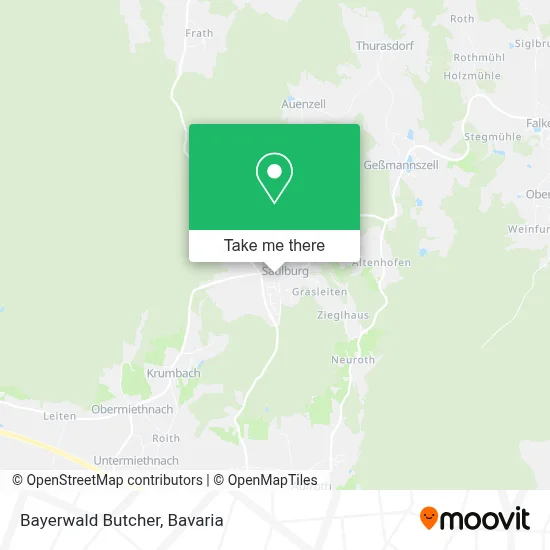 Bayerwald Butcher map