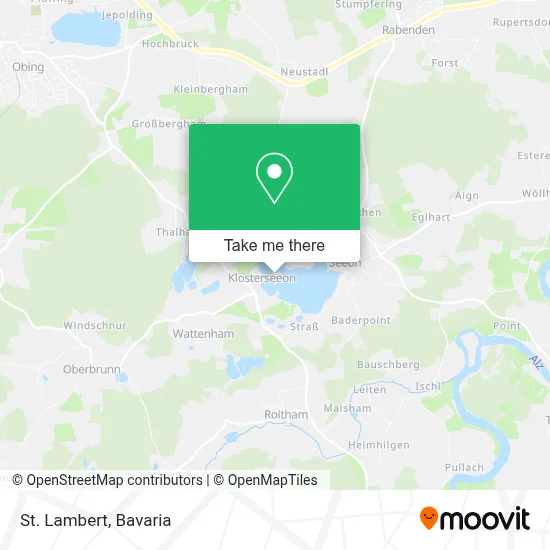 St. Lambert map
