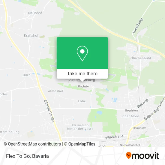 Flex To Go map