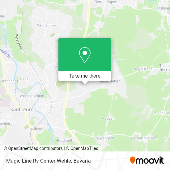 Magic Line Rv Center Wehle map