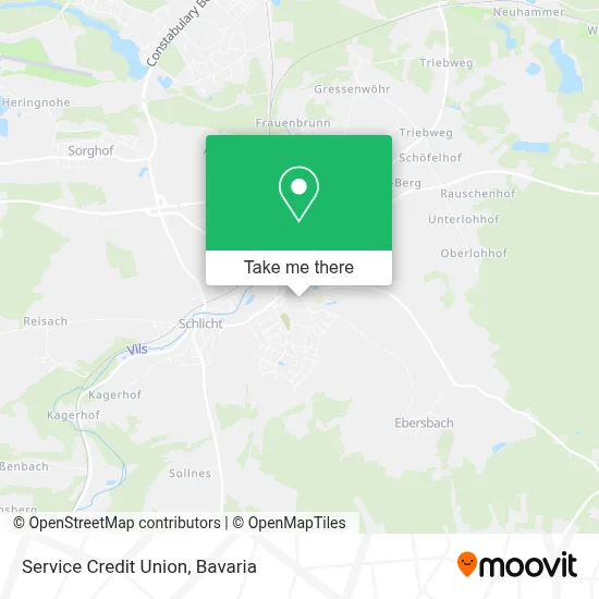 Service Credit Union map