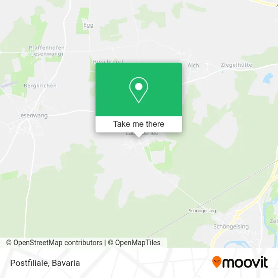 Postfiliale map