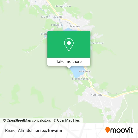 Rixner Alm Schliersee map