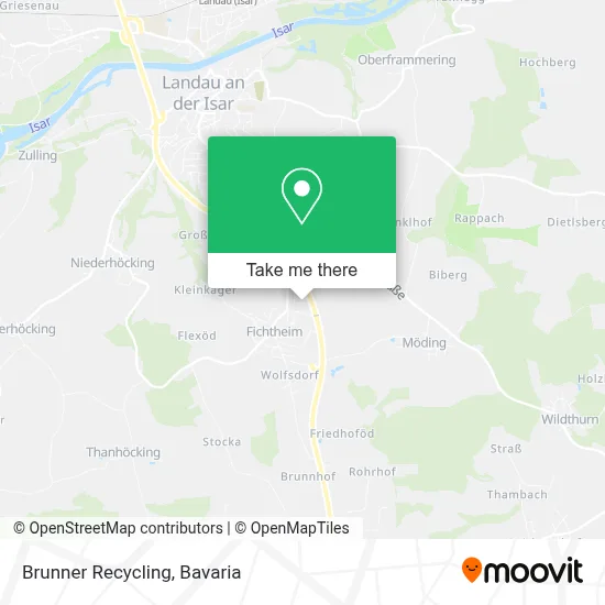 Brunner Recycling map