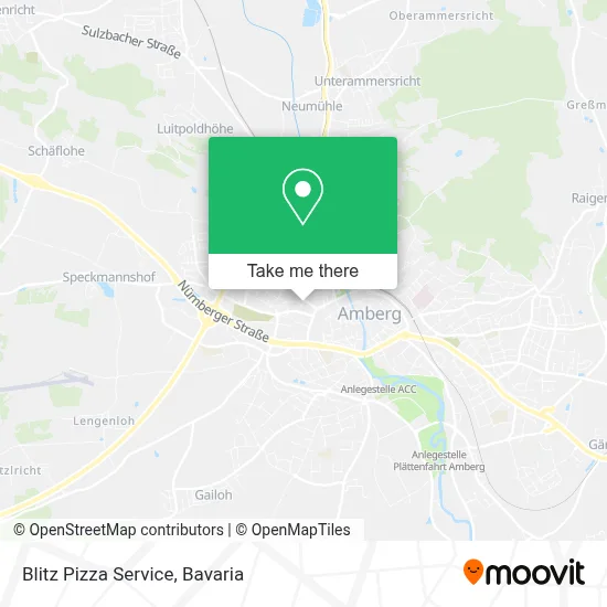 Blitz Pizza Service map