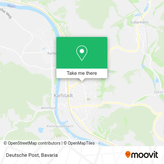 Deutsche Post map
