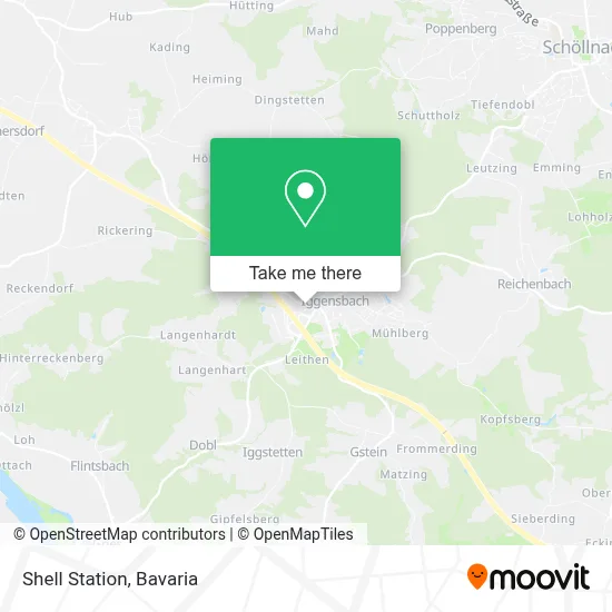 Shell Station map