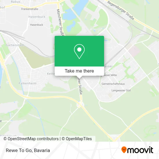Rewe To Go map