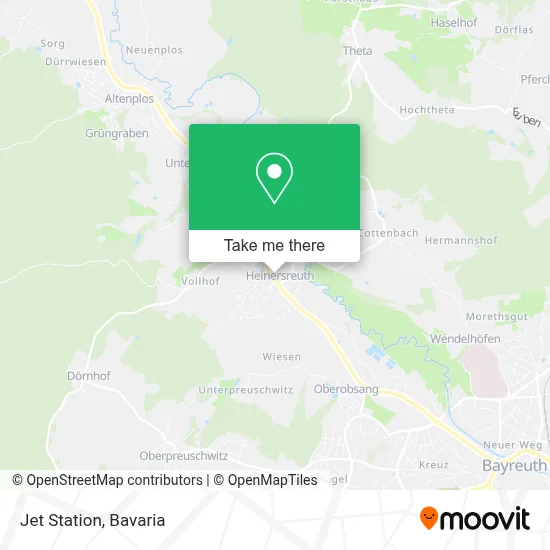 Jet Station map