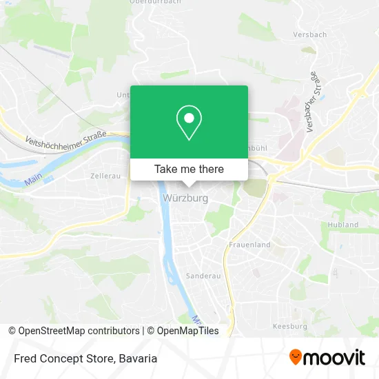 Fred Concept Store map