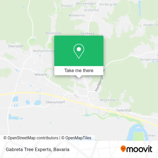 Gabreta Tree Experts map