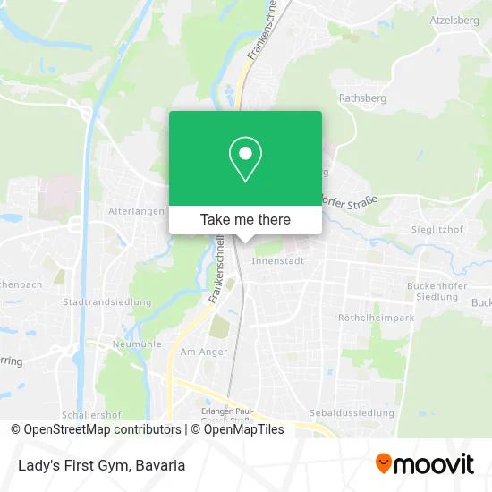Lady's First Gym map
