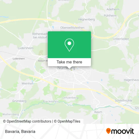 Bavaria map