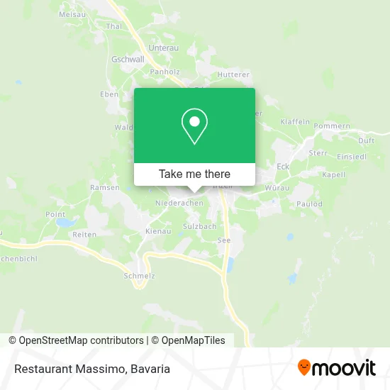 Restaurant Massimo map