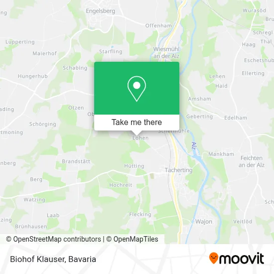Biohof Klauser map
