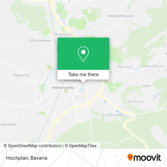 Hochplan map