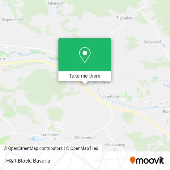 H&R Block map