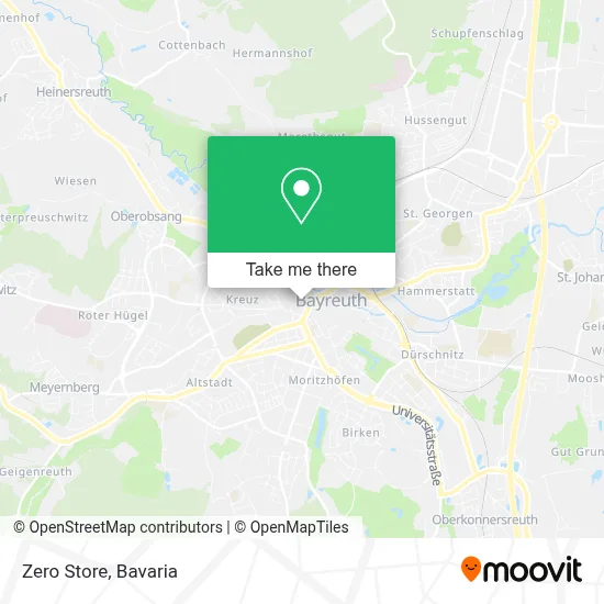 Zero Store map