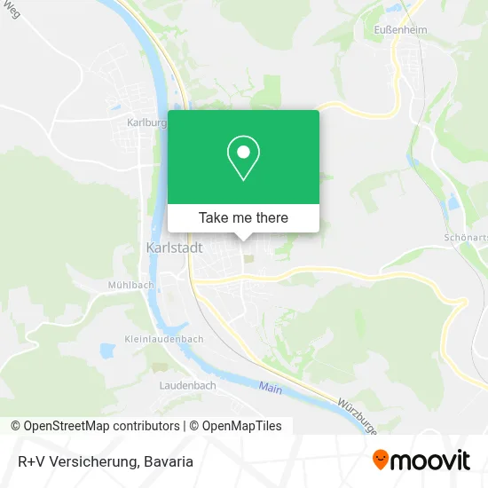 R+V Versicherung map