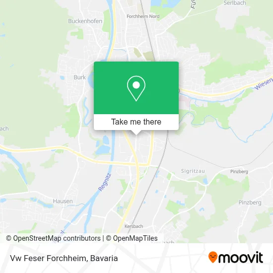 Vw Feser Forchheim map
