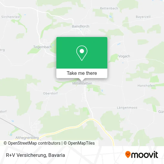 R+V Versicherung map
