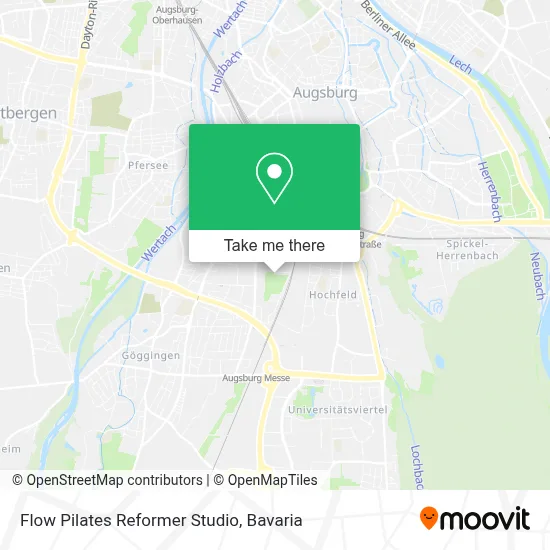Flow Pilates Reformer Studio map