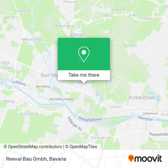 Reeval-Bau Gmbh map