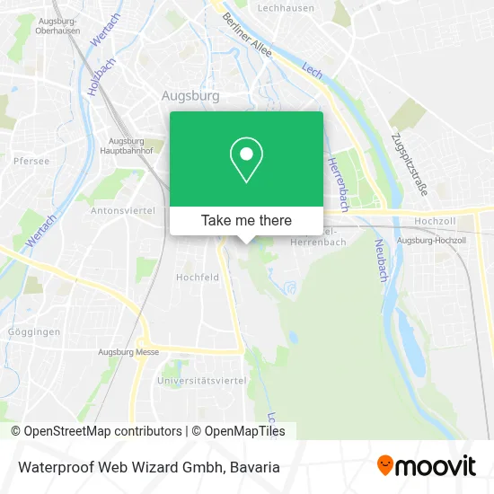 Waterproof Web Wizard Gmbh map
