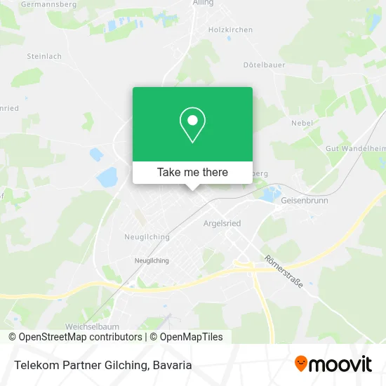 Telekom Partner Gilching map