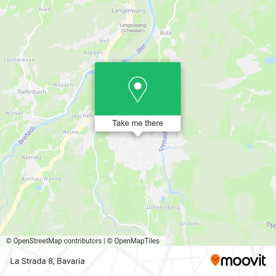 La Strada 8 map