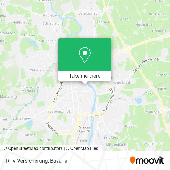 R+V Versicherung map