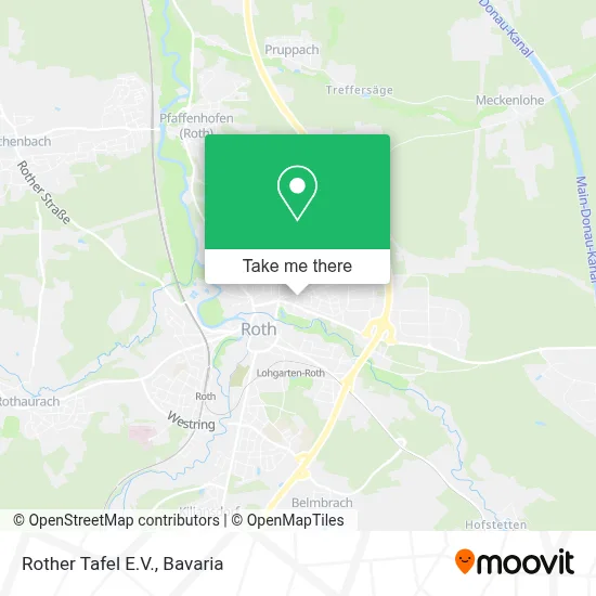 Rother Tafel E.V. map