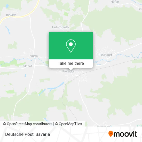 Deutsche Post map