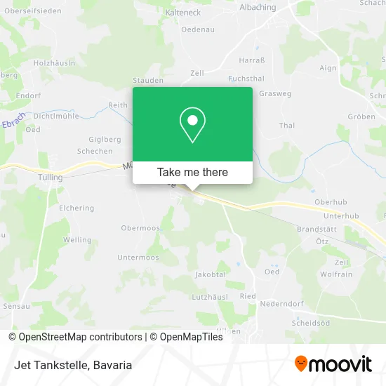 Jet Tankstelle map