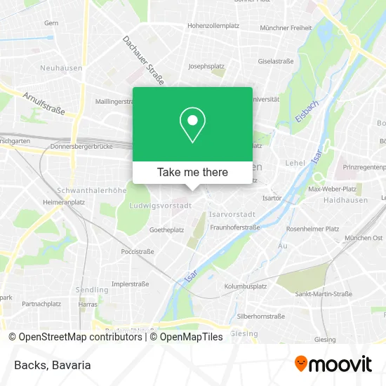 Backs map