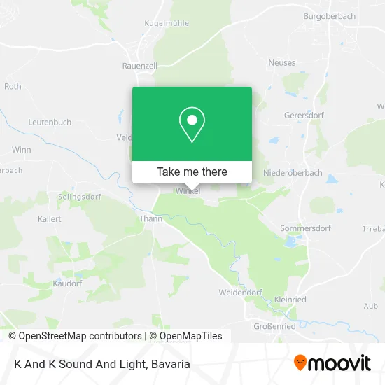 K And K Sound And Light map