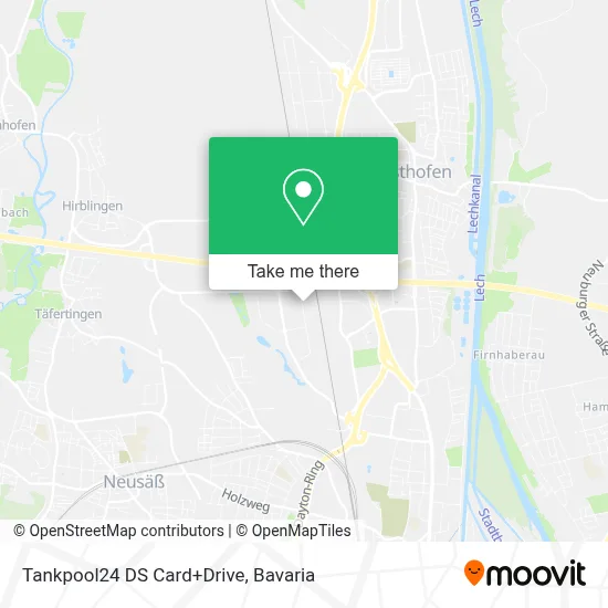 Tankpool24 DS Card+Drive map