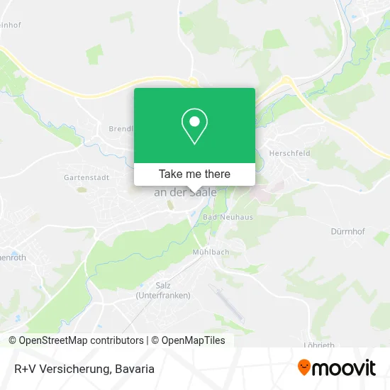 R+V Versicherung map
