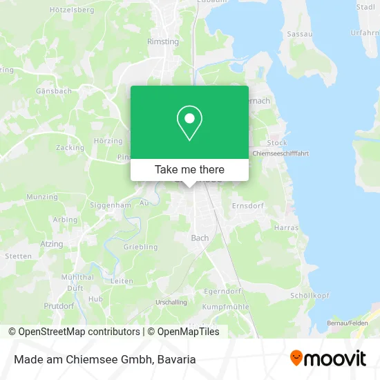 Made am Chiemsee Gmbh map
